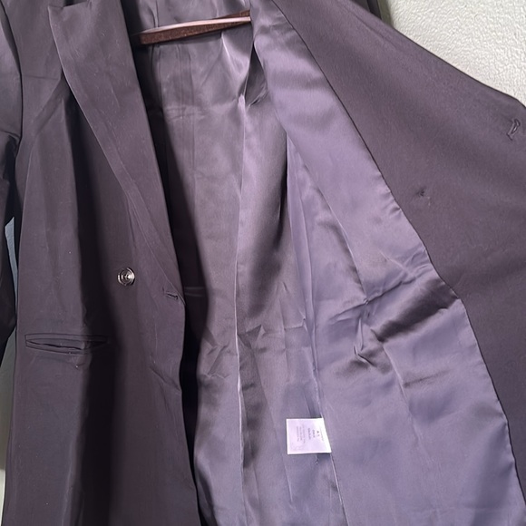 New women’s black Sz M double breasted casual business blazer top - Picture 9 of 9